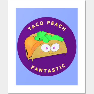 Taco peach fantastic Posters and Art